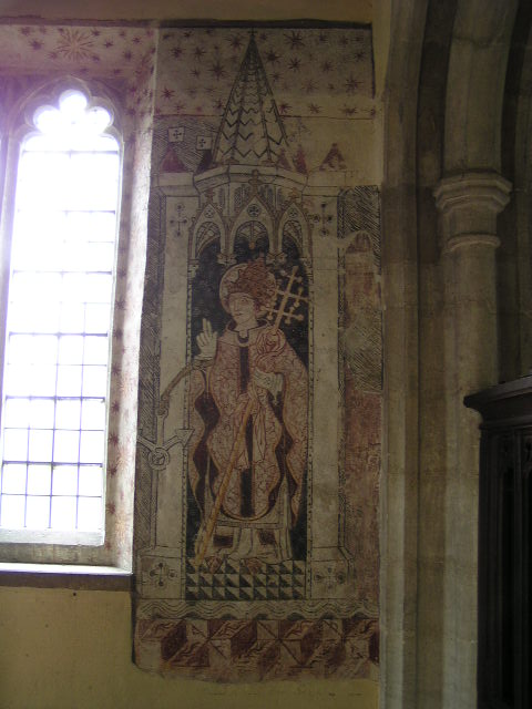 Back - Church Photographs - Inside Painting on North Wall