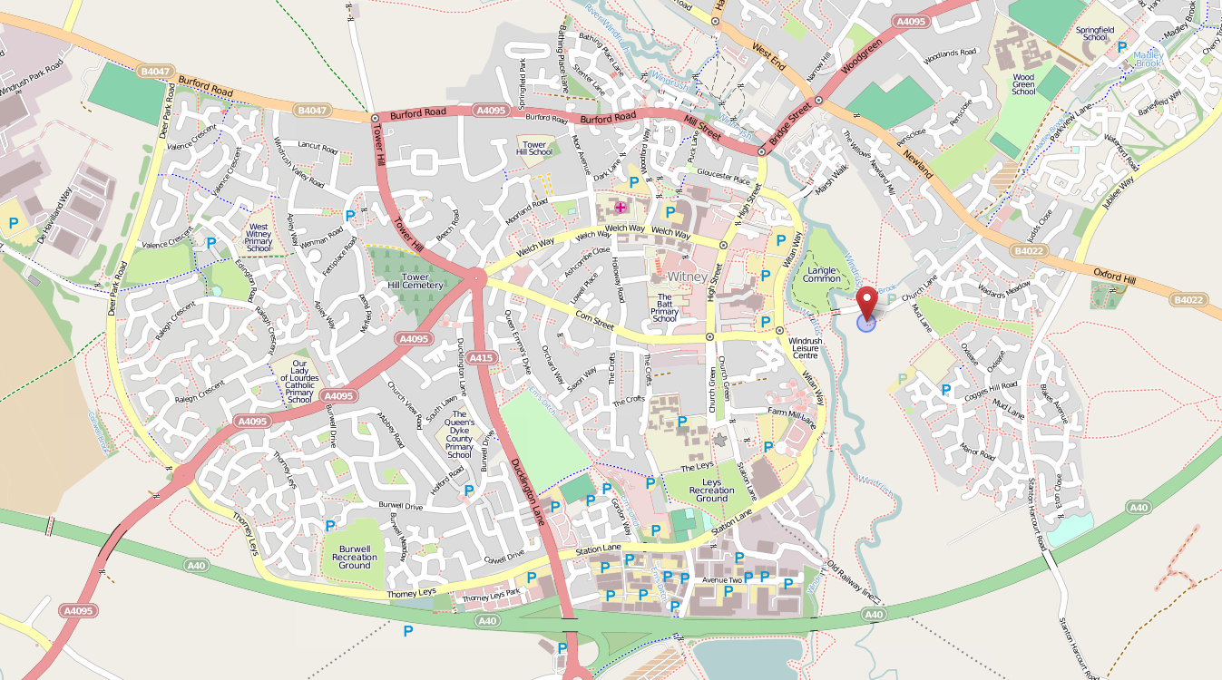 Witney Map